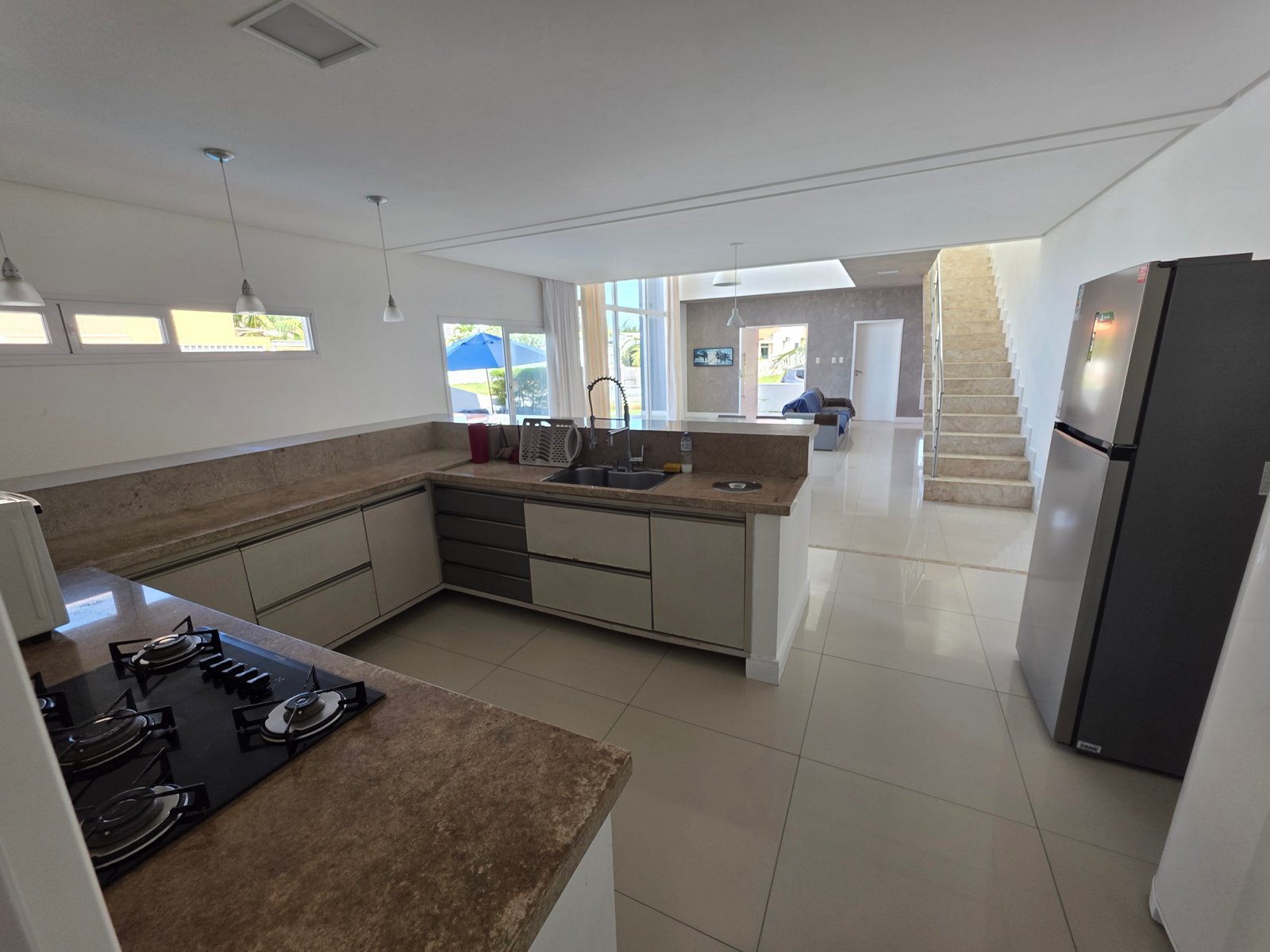 Area ampla interna da casa